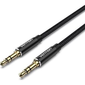 Vention Cotton Braided 3.5 mm Male to Male Audio Cable 3 m Black Aluminum Alloy Type