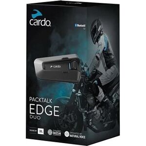 Cardo PackTalk Edge Duo interkom na motocykel pre 2 osoby