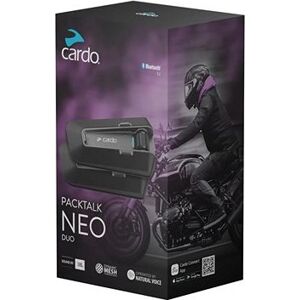 Cardo PackTalk Neo Duo interkom na motocykl pro 2 osoby
